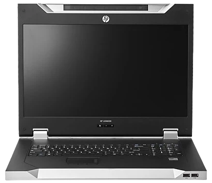 HP LCD8500 1U rackmount KVM console kit for data centre server management