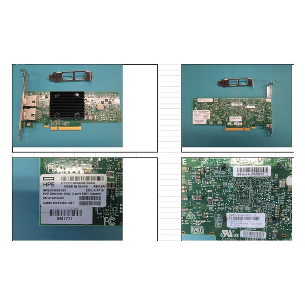   813661-B21 HPE Ethernet 10Gb 2-port BASE-T BCM57416 Adapter -NEW  