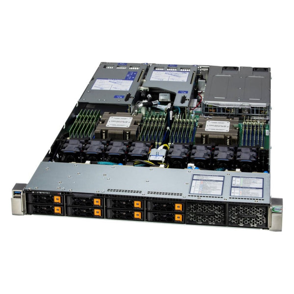 AS-1125HS-TNR Supermicro Hyper A+ Server, 2 x AMD EPYC 9334, 8 x 32GB RAM, 2 x 480GB NVMe SSD, 2 x 3.2TB NVMe SSD - NEW