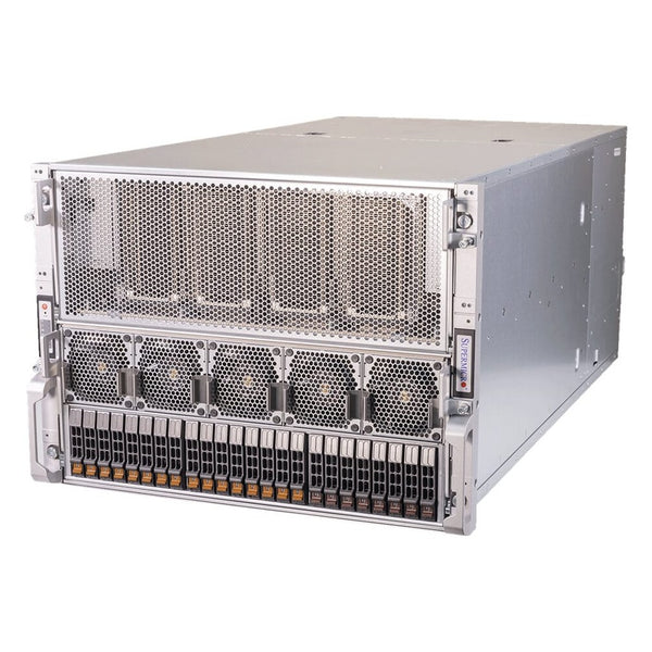 AS-8125GS-TNHR SuperMicro GPU A+ Client System, 2 x AMD Genoa 9654, 24 x 128GB RAM, 2 x 960GB SSD, NVIDIA DELTA-NEXT HGX GPU Baseboard, 8 H100 80GB SXM5 - NEW
