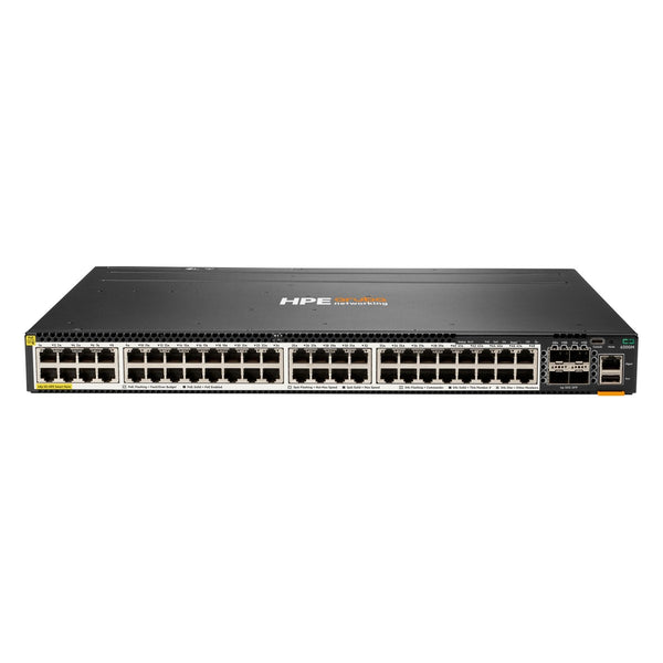 JL659A ARUBA CX 6300M 48-port HPE Smart Rate 1/2.5/5GbE Class 6 PoE and 4-port SFP56 Switch - RENEW