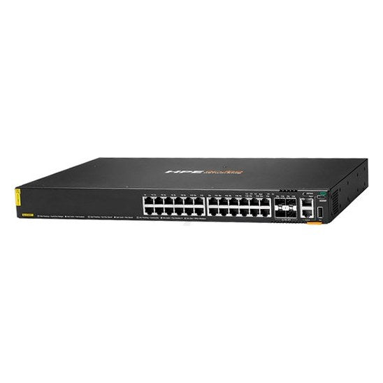 JL662A ARUBA CX 6300M 24-port 1GbE Class 4 PoE and 4-port SFP56 Switch - RENEW