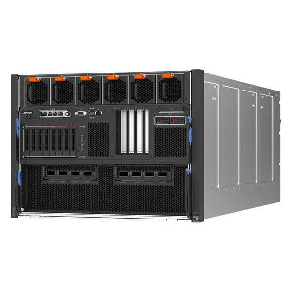 Lenovo ThinkSystem SR680a V3 H200 GPU Base 2 x Intel Xeon Platinum 8568Y+, 32 x 64GB RAM, 2 x 3.84TB NVMe SSD, 1 NVIDIA H200 141GB 8-GPU HGX Board, 2 x 2600W PSU - NEW