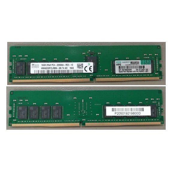 P07642-B21 HPE 16GB (1x16GB) Dual Rank x8 DDR4-3200 CAS-22-22-22 Registered Smart Memory Kit - RENEW