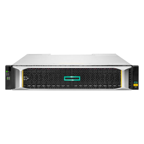 R7J73B HPE MSA 2060 10GBASE-T iSCSI SFF Storage, 24 x 7.68TB SAS SSD - REFURBISHED (NEW DRIVES)