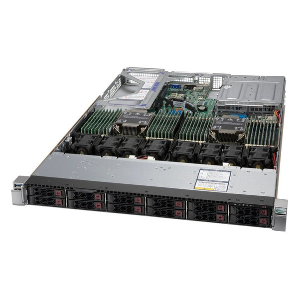 SYS-120U-TNR SuperMicro Ultra SuperServer, 2 x Intel Xeon Gold 6342, 4 x 64GB RAM, 6 x 960GB SSD - NEW - 3 YEAR WARRANTY