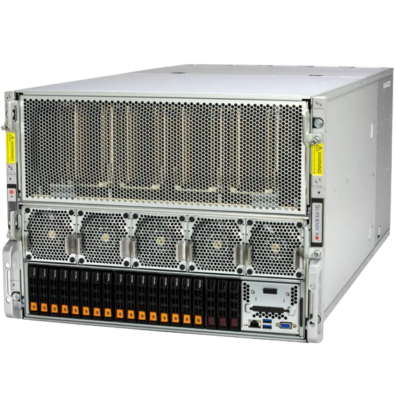 AS-8125GS-TNHR SuperMicro GPU A+ Server, 2 x AMD EPYC 9654, 24 x 64GB RAM, 4 x 7.68TB NVMe SSD, 2 x 480GB SATA SSD, 1 x NVIDIA H200 141GB 8-WAY HGX BOARD - NEW - 3 YEAR WARRANTY
