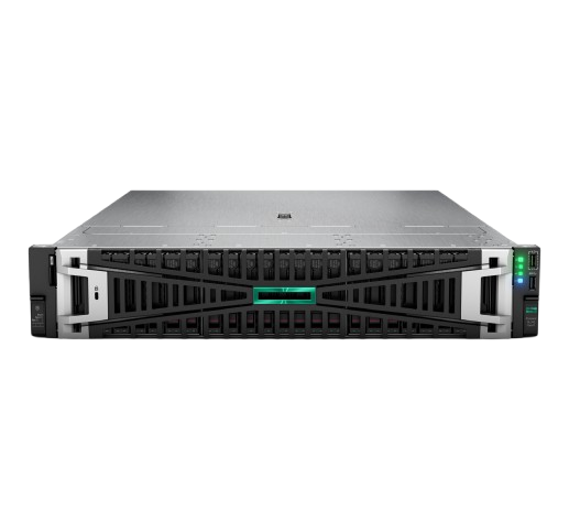 P54208-B21 HPE ProLiant DL345 Gen11 GPU Server, 1 x AMD EPYC 9554P, 12 x 64GB RAM, 8 x 7.68TB NVMe SSD, 1 x MR416i-o, 1 x NS204i-u, 4 x NVIDIA L4 24GB GPU, 2 x 1600W PSU - NEW - 3 YEAR WARRANTY