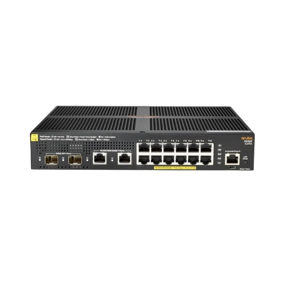 JL693A Aruba 2930F 12G PoE+ 2G/2SFP+ Switch