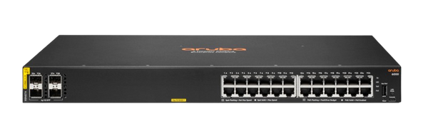 R8N87A HPE Aruba Networking CX 6000 24G Class4 PoE 4SFP 370W Switch - NEW
