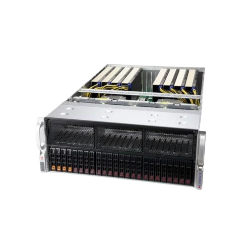 Supermicro System AS-4124GS-TNR+, 2 x AMD EPYC 7F32, 16 x 16GB RAM, 960GB SSD, 8 x NVIDIA A10 24 GB - NEW - 3 YEAR WARRANTY